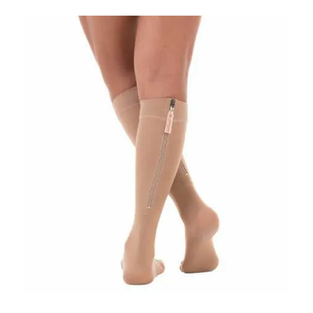 Meia Venosan Comfortline Cotton Ziper, 20-30 mmHg, 3/4