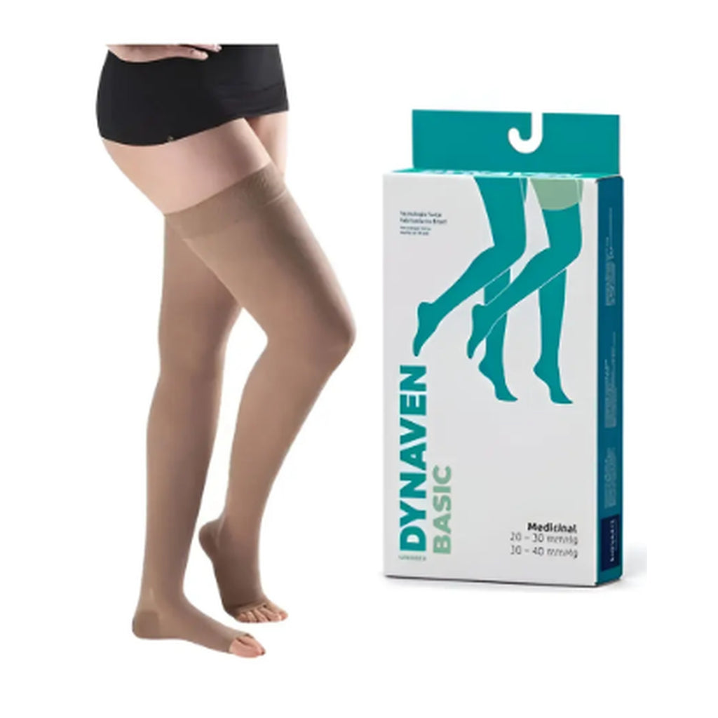 Meia Sigvaris Basic 30-40 mmHg, 7/8 Meia Coxa