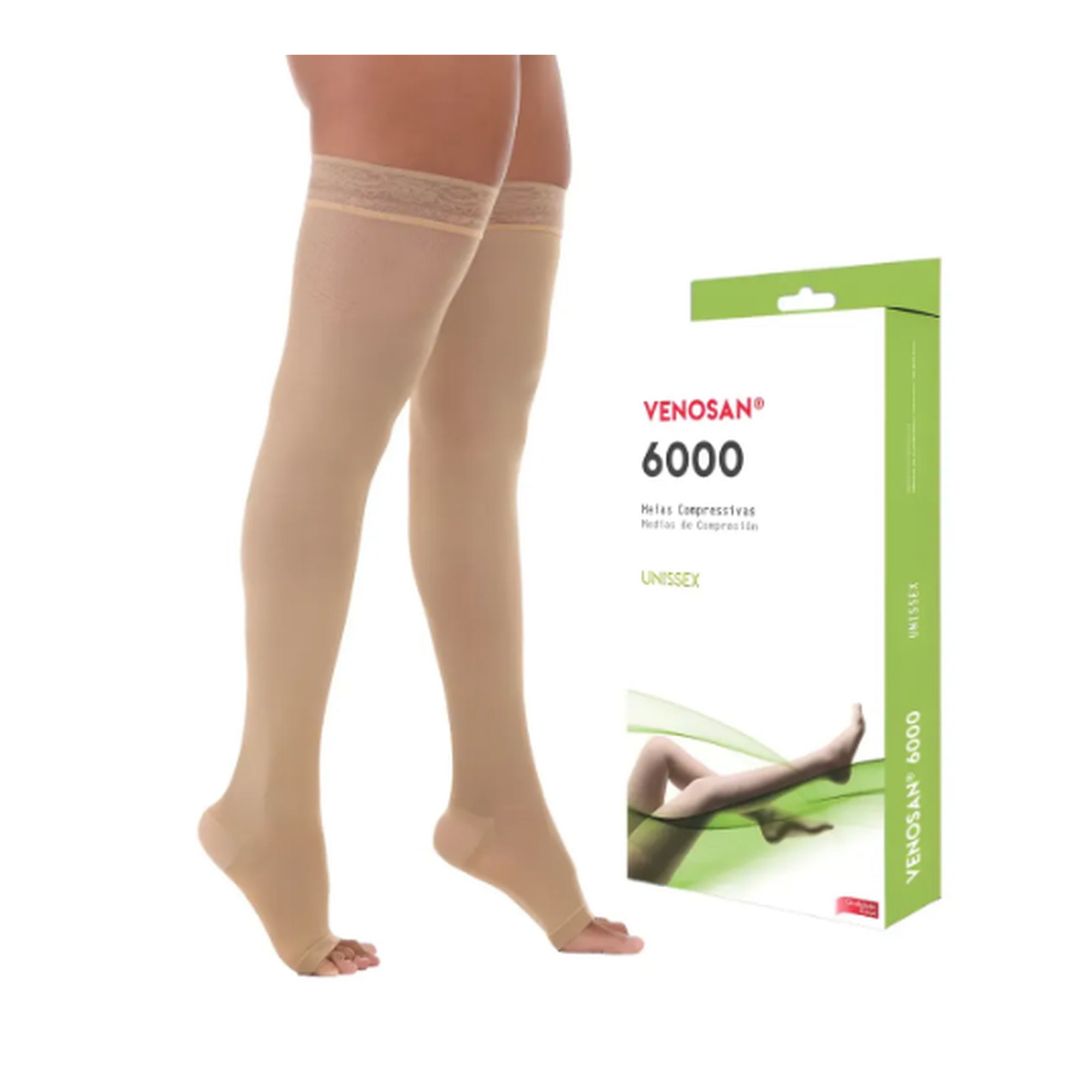 Meia Venosan 6000, 20-30 mmHg, 7/8 Meia Coxa