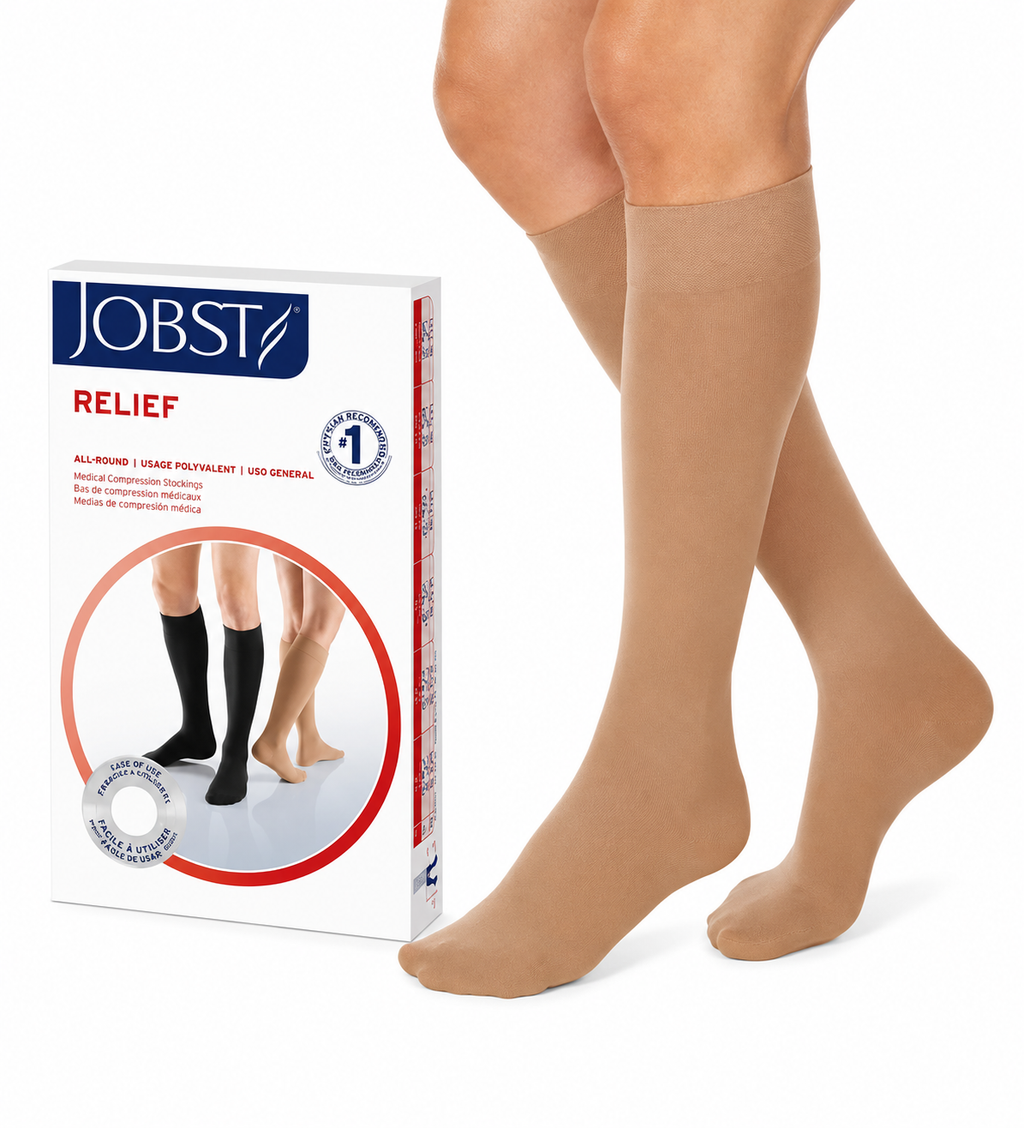 Meia Jobst Relief 20-30 mmHg, 3/4 Panturrilha